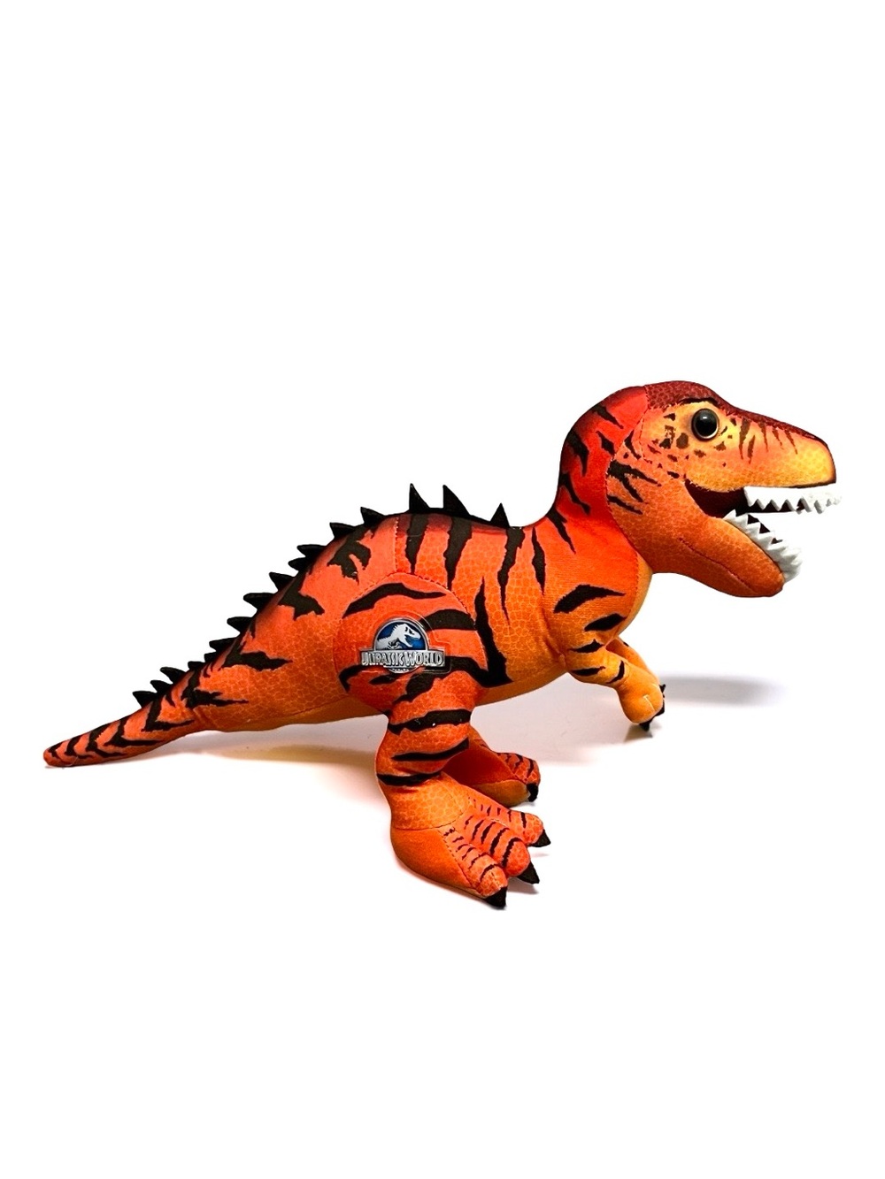 Jurassic World T Rex Dinosaur Plush 12” Stuffed Animal Orange Black